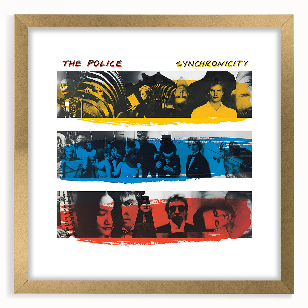 Retro The Police Synchronicity Poster - Vintage Prints for Wall Art