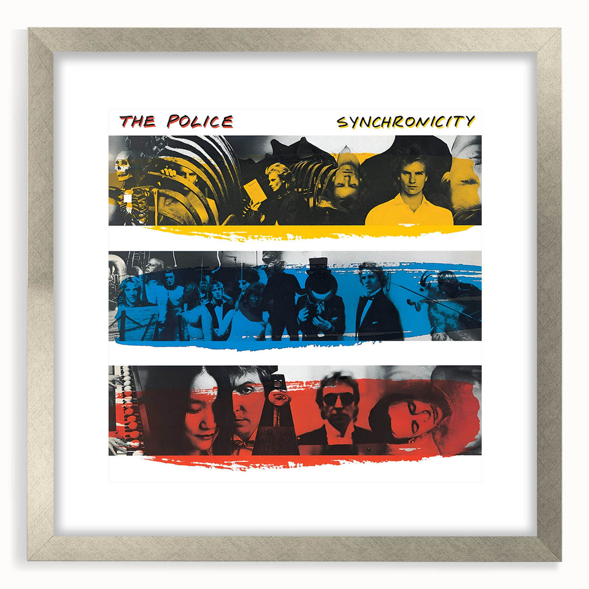 Retro The Police Synchronicity Poster - Vintage Prints for Wall Art