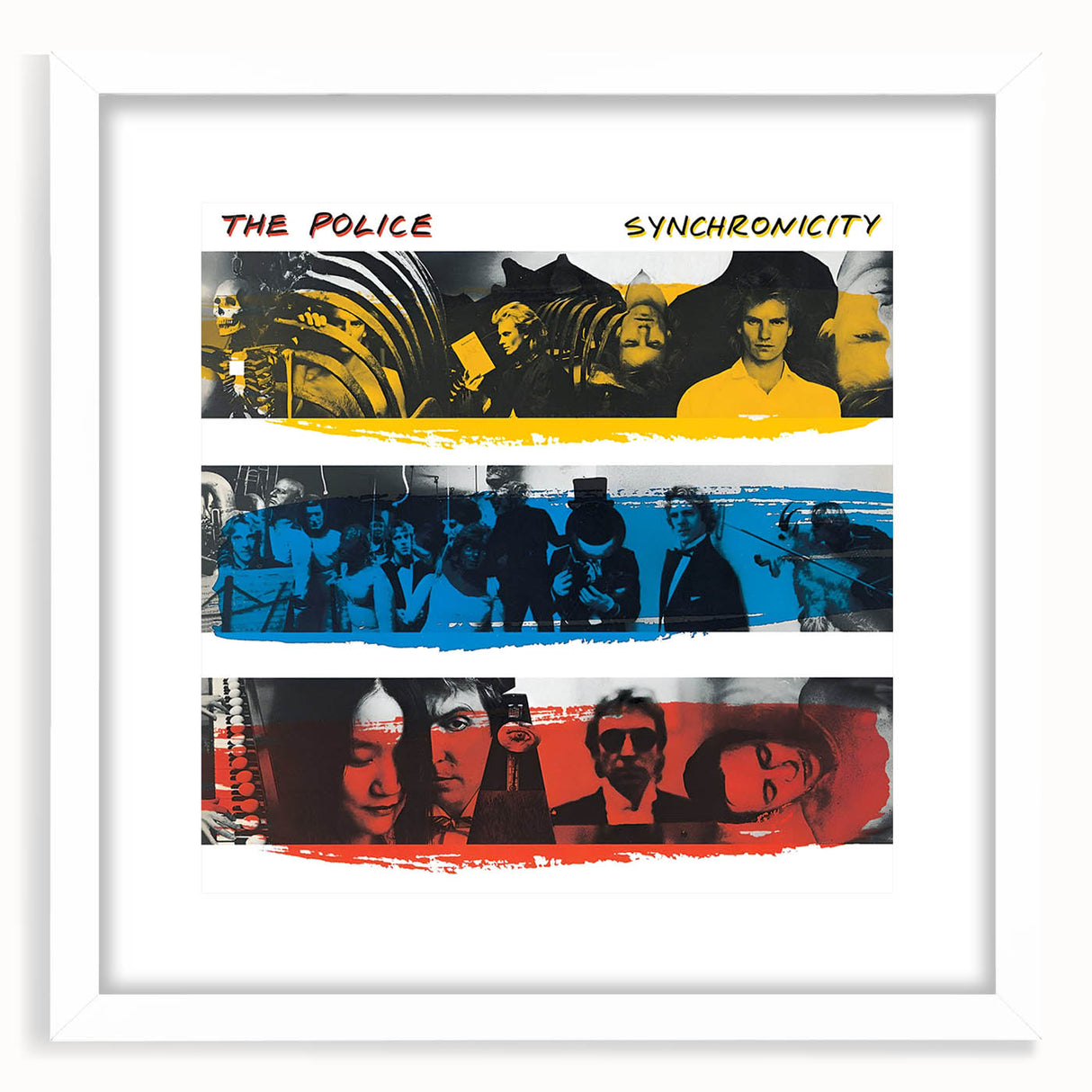 Retro The Police Synchronicity Poster - Vintage Prints for Wall Art
