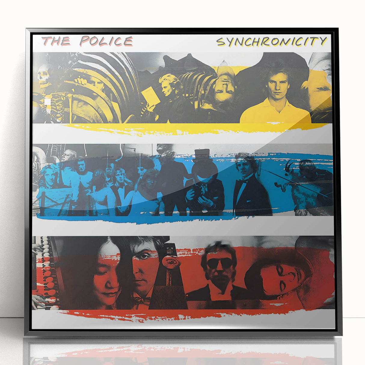Retro The Police Synchronicity Poster - Vintage Prints for Wall Art