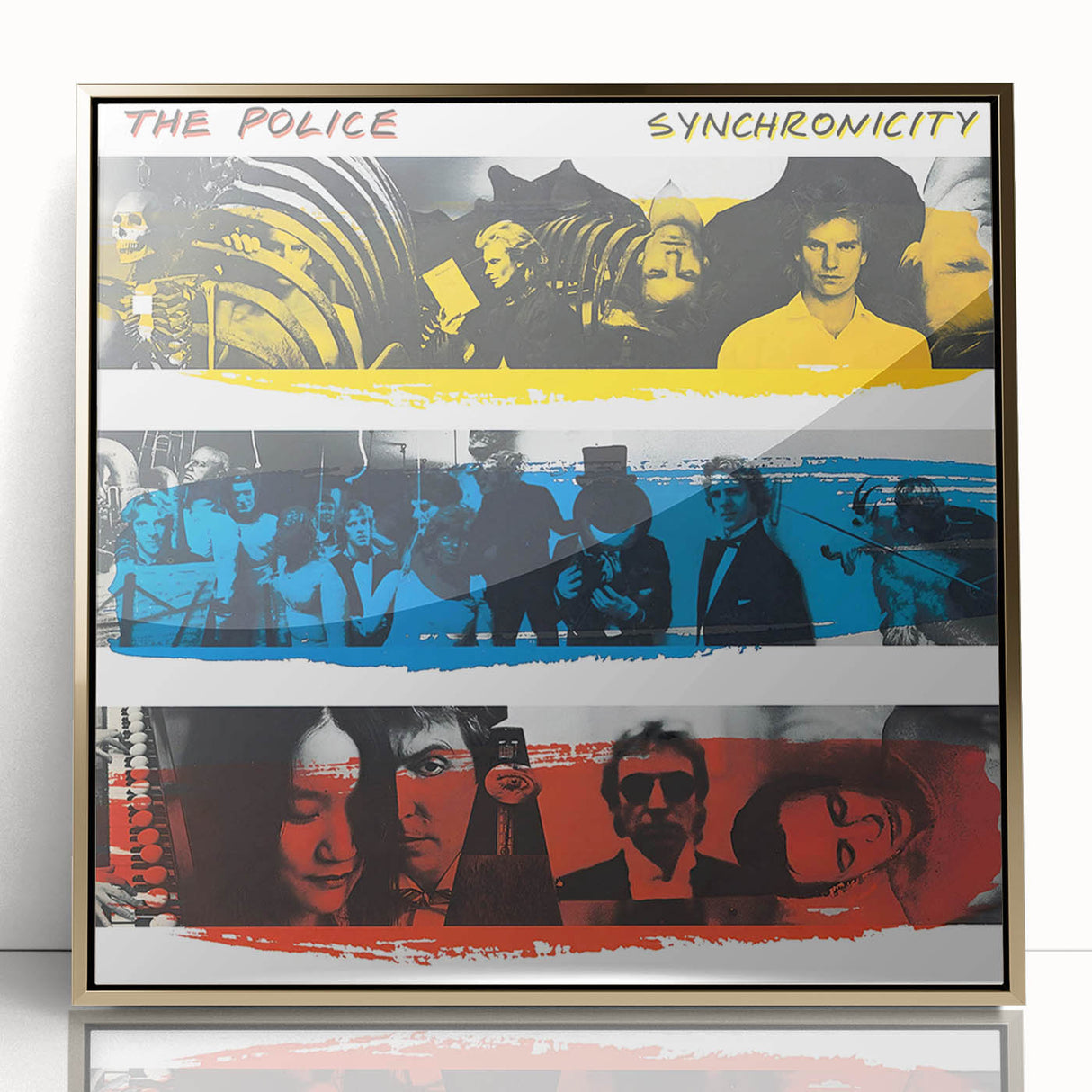 Retro The Police Synchronicity Poster - Vintage Prints for Wall Art