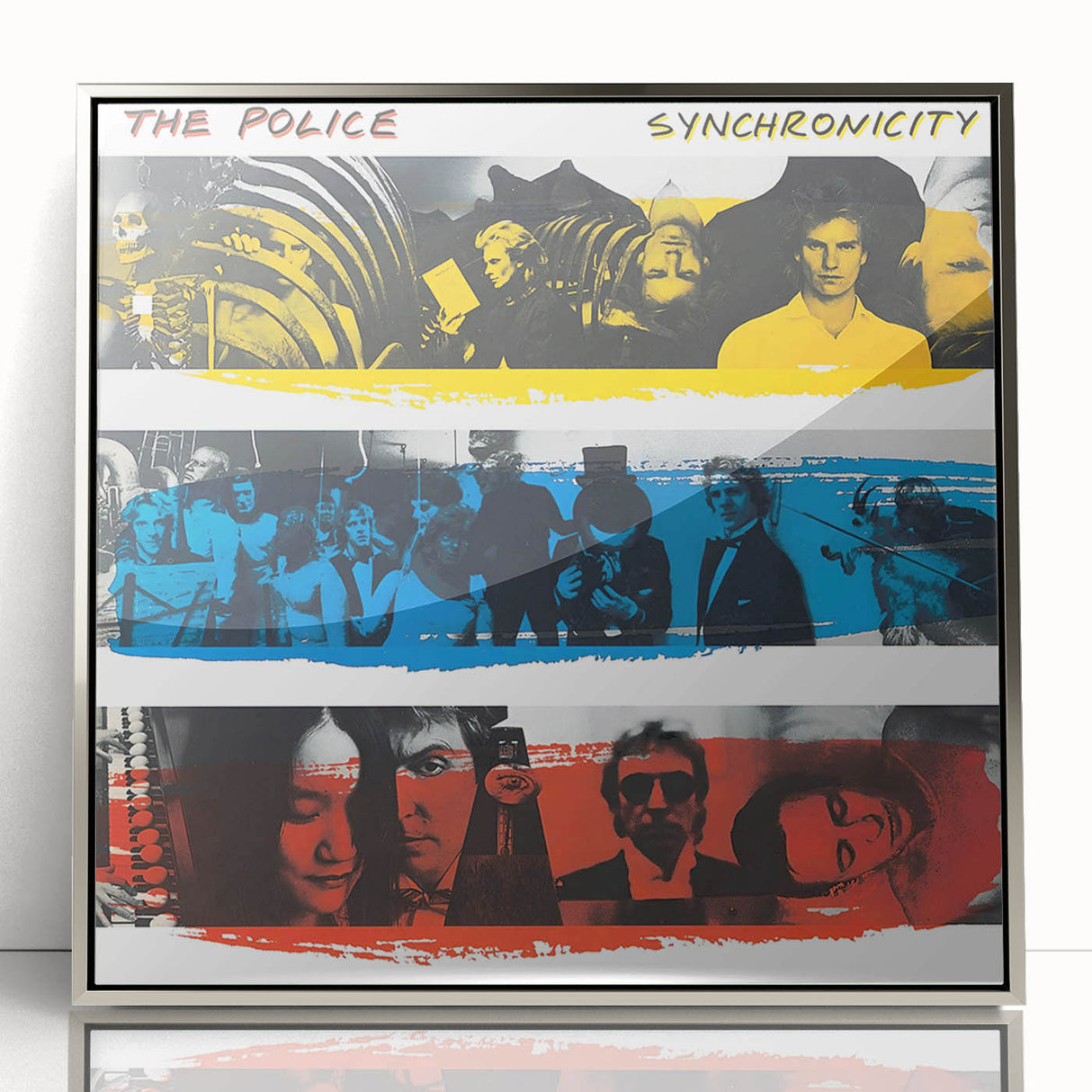 Retro The Police Synchronicity Poster - Vintage Prints for Wall Art