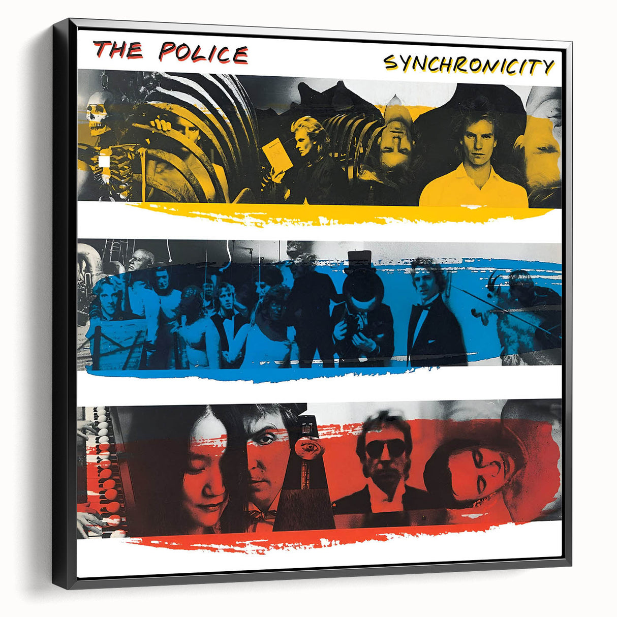 Retro The Police Synchronicity Poster - Vintage Prints for Wall Art