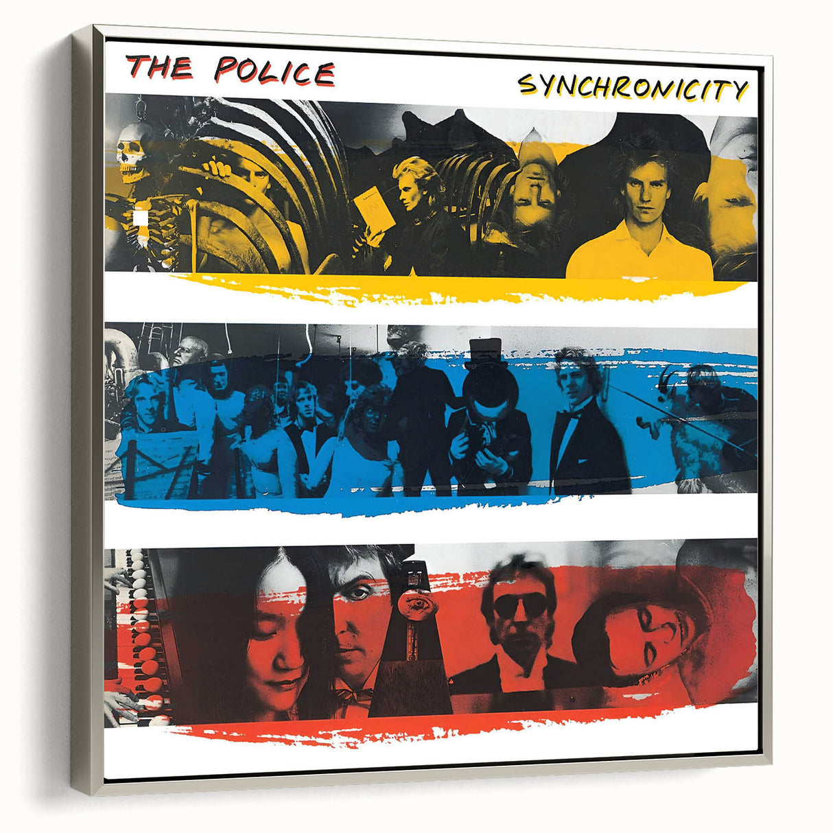 Retro The Police Synchronicity Poster - Vintage Prints for Wall Art