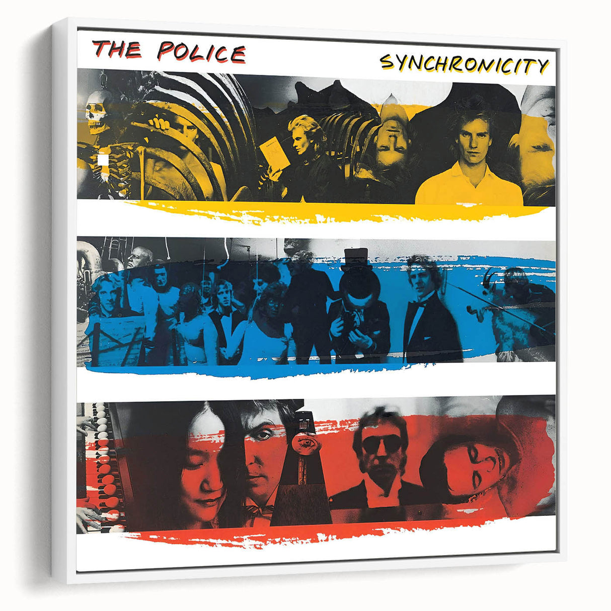 Retro The Police Synchronicity Poster - Vintage Prints for Wall Art