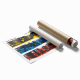 Retro The Police Synchronicity Poster - Vintage Prints for Wall Art