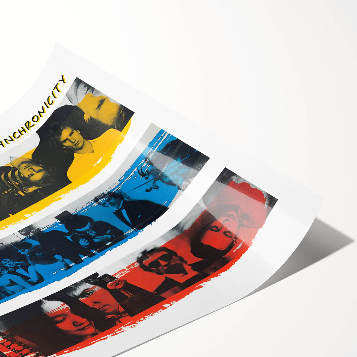 Retro The Police Synchronicity Poster - Vintage Prints for Wall Art