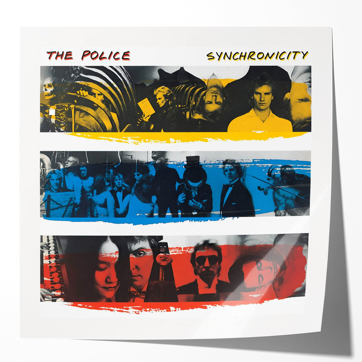 Retro The Police Synchronicity Poster - Vintage Prints for Wall Art