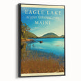 Retro Maine Travel Poster – Vintage Prints & Nostalgic Wall Art