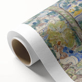 Realism Art Prints - Trees, Houses, People by Maurice Prendergast