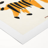 Playful Orange Cats – Boys Room Wall Art for Animal Lovers