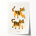 Playful Orange Cats – Boys Room Wall Art for Animal Lovers