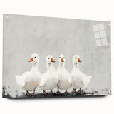 Elegant Geese Nursery Wall Art - Acrylic Nursery Art