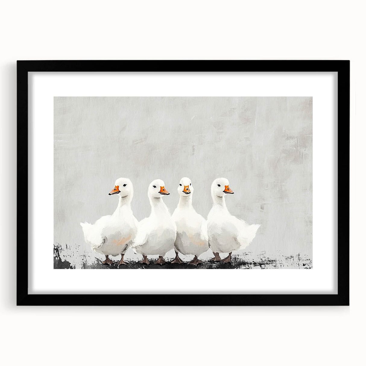 Elegant Geese Nursery Wall Art - Acrylic Nursery Art