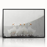 Elegant Geese Nursery Wall Art - Acrylic Nursery Art