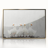 Elegant Geese Nursery Wall Art - Acrylic Nursery Art
