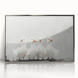 Elegant Geese Nursery Wall Art - Acrylic Nursery Art