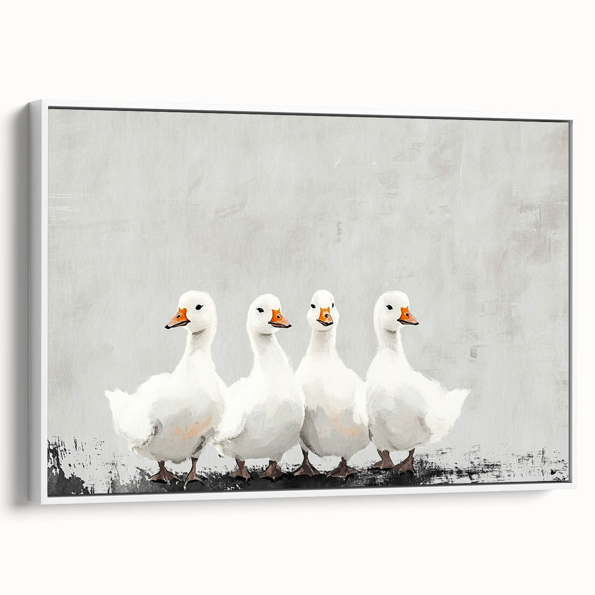 Elegant Geese Nursery Wall Art - Acrylic Nursery Art