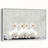 Elegant Geese Nursery Wall Art - Acrylic Nursery Art
