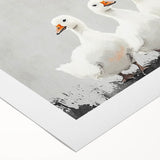 Elegant Geese Nursery Wall Art - Acrylic Nursery Art