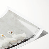 Elegant Geese Nursery Wall Art - Acrylic Nursery Art