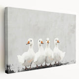 Elegant Geese Nursery Wall Art - Acrylic Nursery Art
