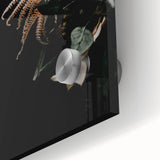 Large abstract wall art in earthy hues on acrylic, ideal for dining room ambiance, showcasing a mid-century modernist style.