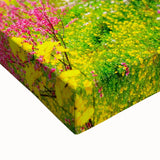 Large art of a black and white landscape painting on stretched canvas, ideal for bedroom wall decor.