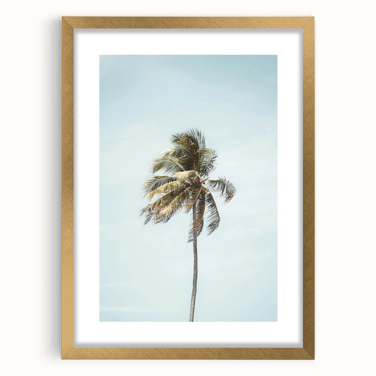 Extra large abstract art print in textured style, featuring swirling gold and white patterns on canvas.