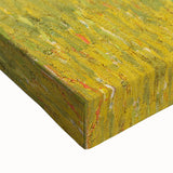 Large art depicting a black and white landscape painting on stretched canvas, suitable for bedroom wall decor.