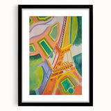 Modern Wall Art: Eiffel Tower by Robert Delaunay (1924)