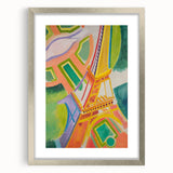 Modern Wall Art: Eiffel Tower by Robert Delaunay (1924)