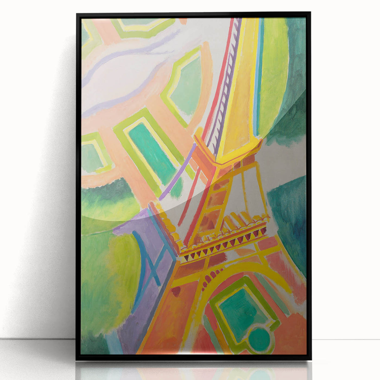 Modern Wall Art: Eiffel Tower by Robert Delaunay (1924)