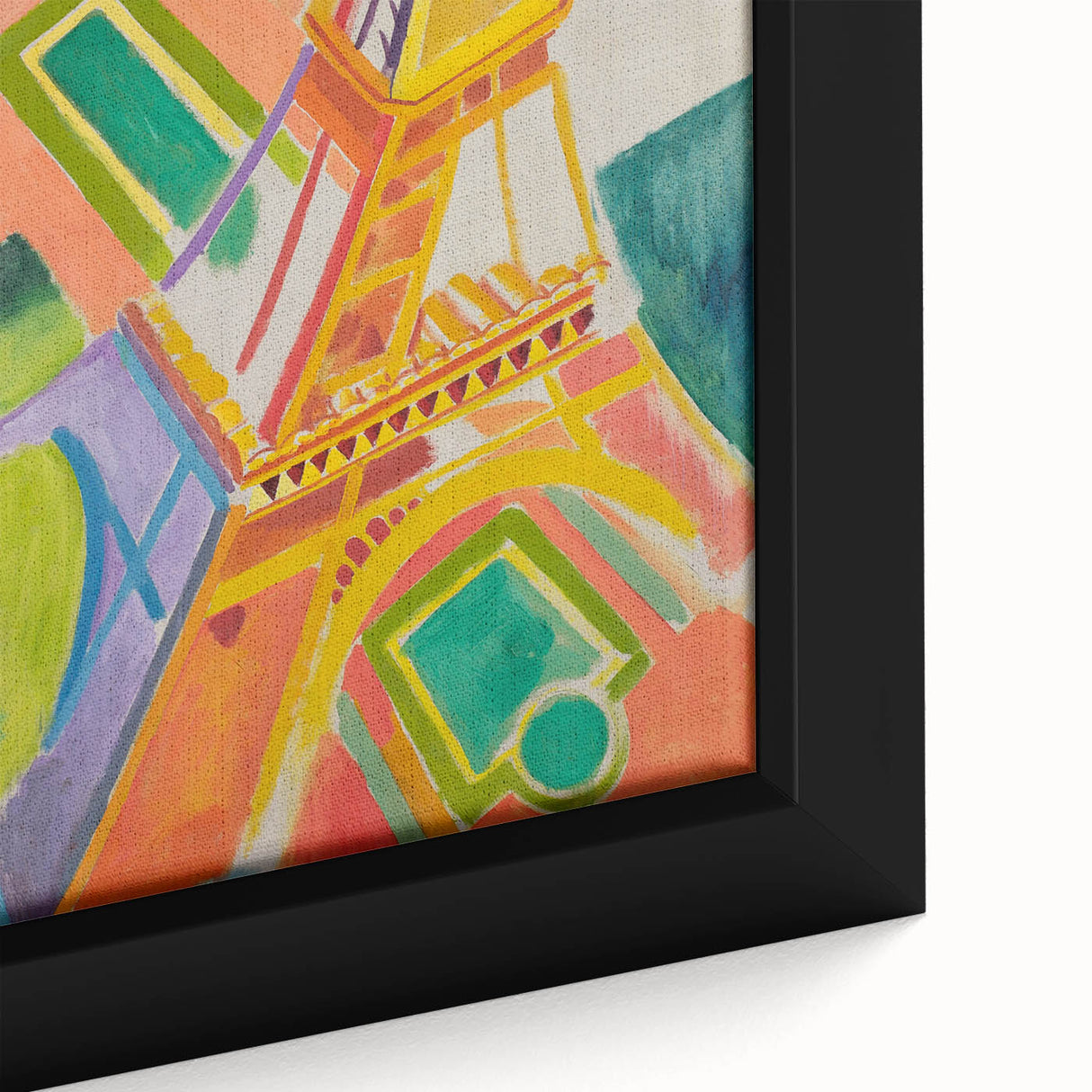 Modern Wall Art: Eiffel Tower by Robert Delaunay (1924)