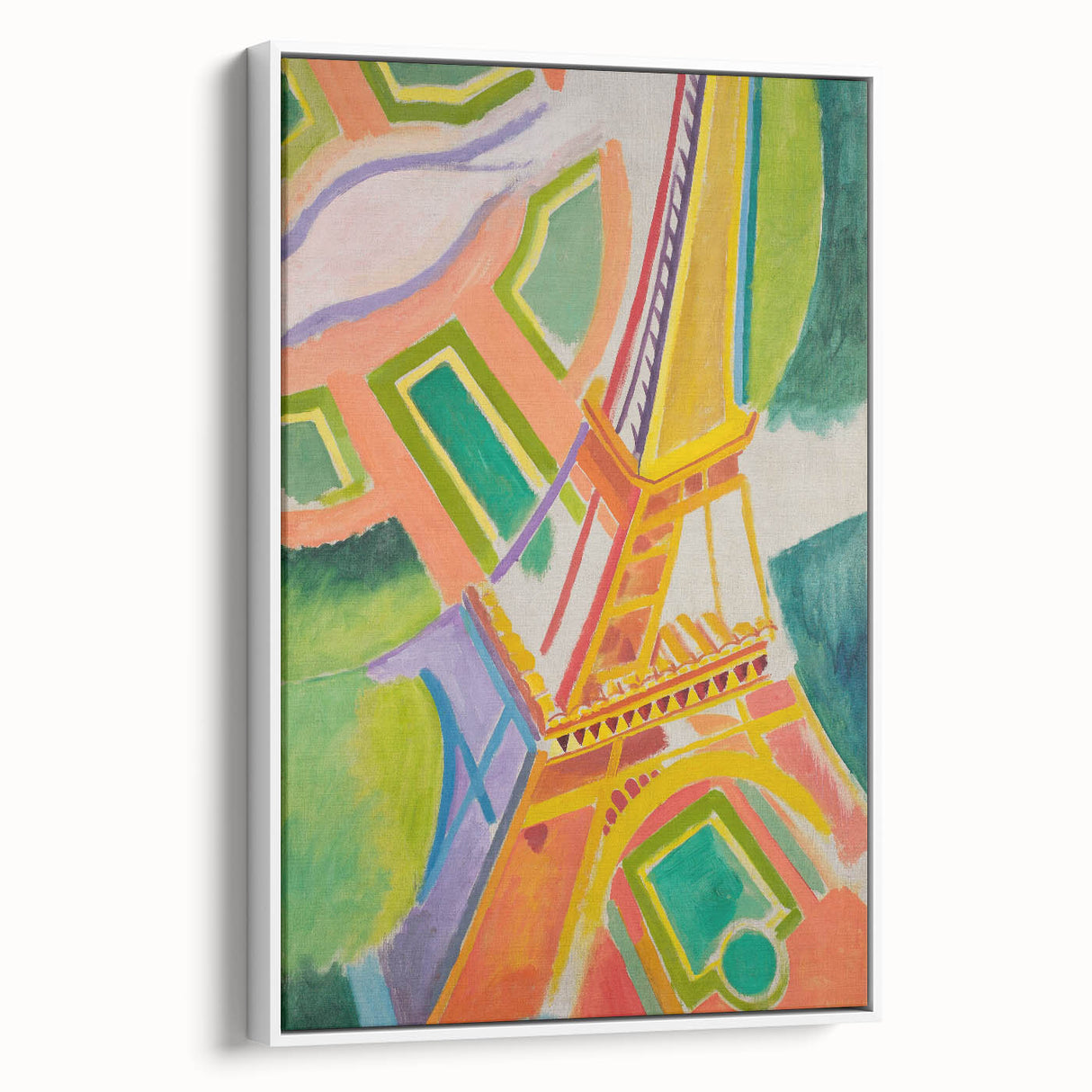 Modern Wall Art: Eiffel Tower by Robert Delaunay (1924)