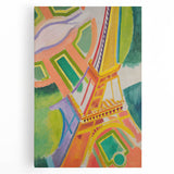 Modern Wall Art: Eiffel Tower by Robert Delaunay (1924)