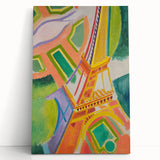 Modern Wall Art: Eiffel Tower by Robert Delaunay (1924)