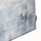 Abstract wall art print featuring vibrant, multicolored strokes on acrylic glass, showcasing a modern artistic design ideal for contemporary decor.