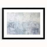 Abstract wall art print showcasing bold black strokes on a white background, elegantly framed with a mat, enhancing modern decor aesthetics in any setting.