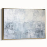 Framed canvas wall art featuring abstract gold strokes on a textured background, ideal for modern home decor, showcasing elegance and sophistication.