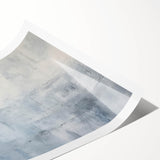 Abstract wall art print featuring colorful strokes in vibrant hues, ideal for modern home decor. The design showcases a blend of bold blues, pinks, and yellows, adding a dynamic touch to any space.