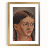Portrait Wall Art: Girl's Head by Mikuláš Galanda