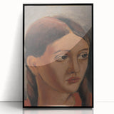 Portrait Wall Art: Girl's Head by Mikuláš Galanda
