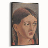 Portrait Wall Art: Girl's Head by Mikuláš Galanda