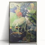 The White Horse: Paul Gauguin's Masterpiece Wall Art