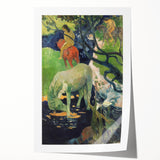 The White Horse: Paul Gauguin's Masterpiece Wall Art