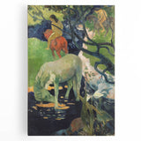 The White Horse: Paul Gauguin's Masterpiece Wall Art