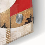 Abstract strokes wall art design in vibrant colors, showcasing fluid patterns and textures on acrylic glass, perfect for modern home decor.