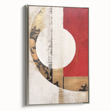 Framed wall art showcasing abstract strokes in silver tones, set against a minimalist background, adding a modern touch to home decor. Ideal for contemporary interiors.