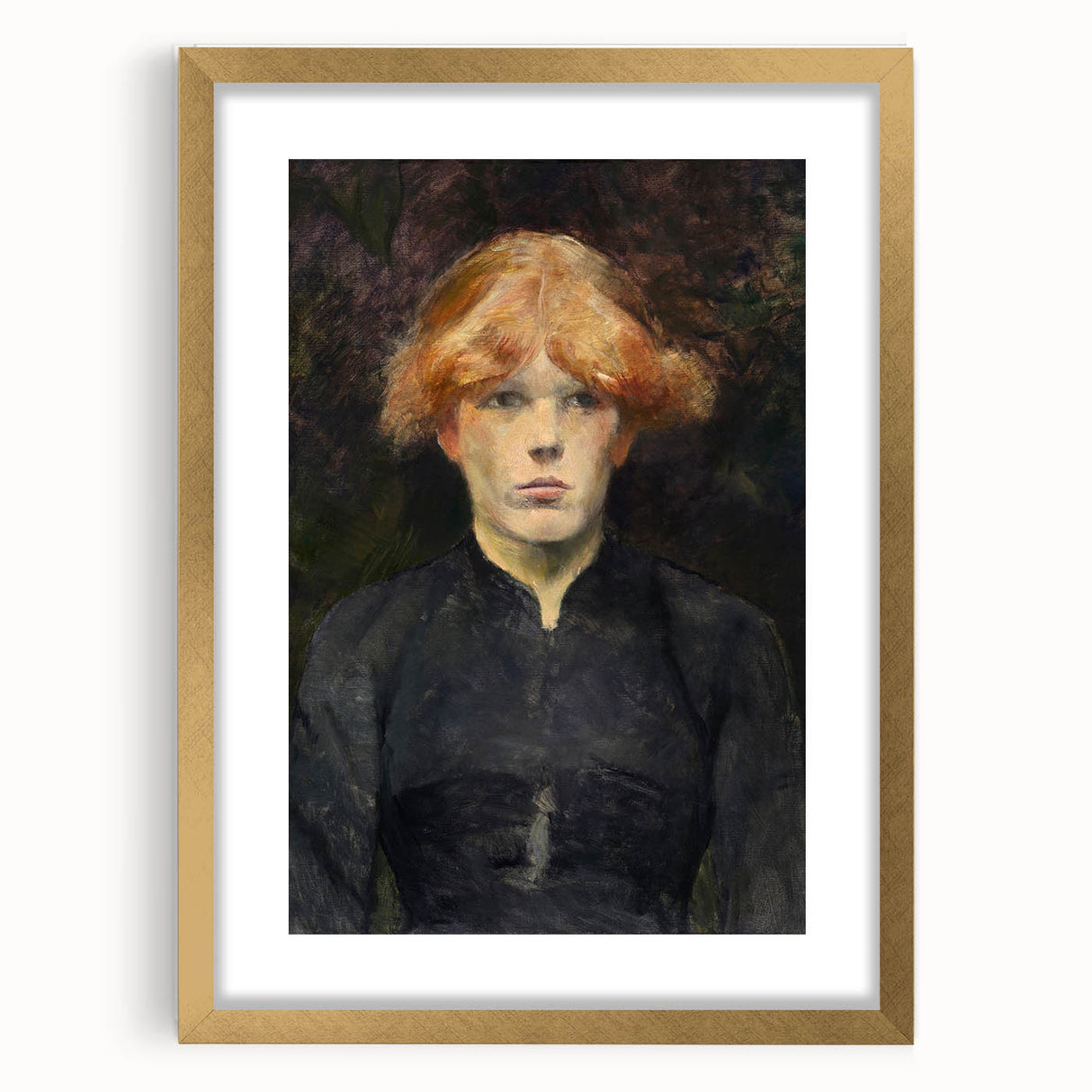 Carmen by Henri de Toulouse-Lautrec - Captivating Portrait Wall Art